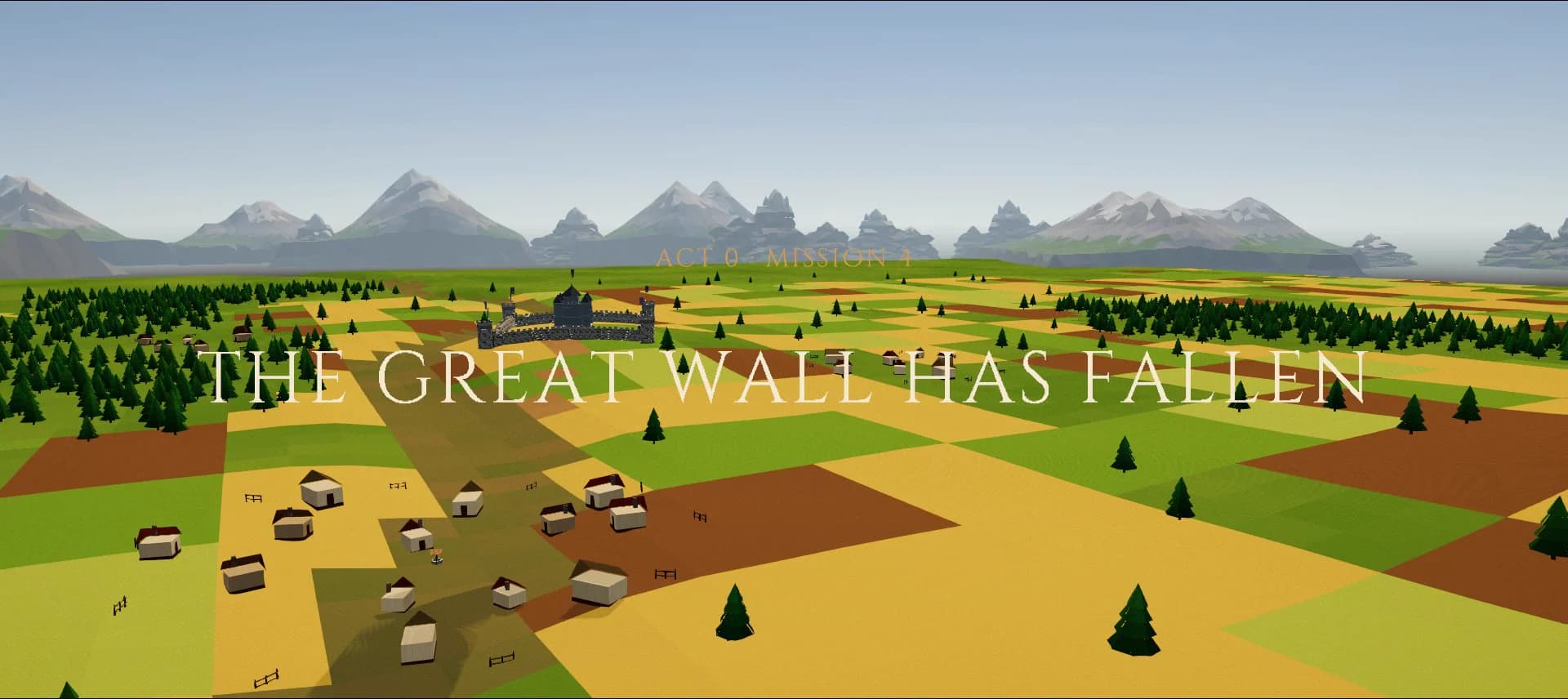 The farmland and the Bastions under the title The Great Wall Has Fallen