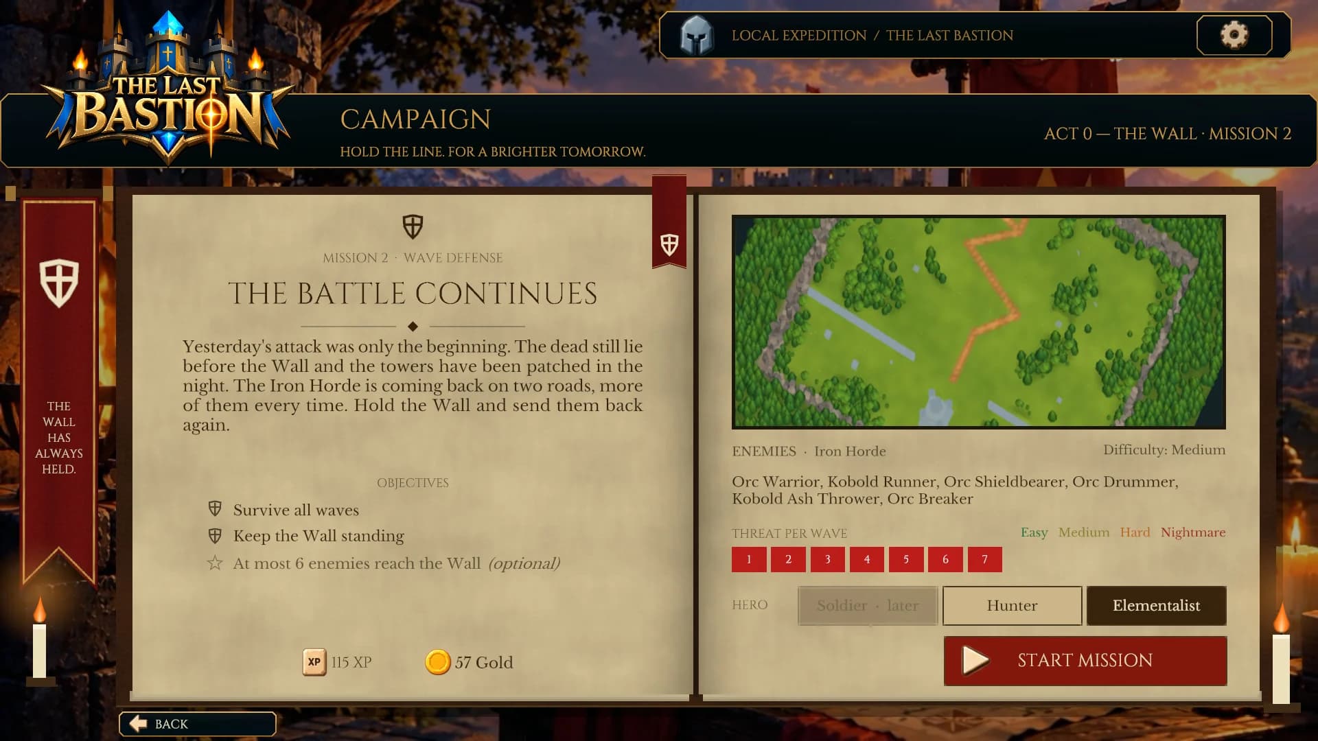 The briefing of Mission 2 in the campaign book, the Soldier marked as later